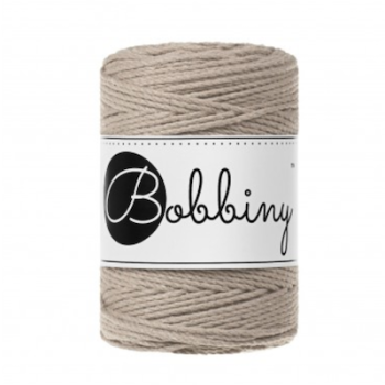 Bobbiny Makramee Kordel 3PLY 1.5 mm - Beige